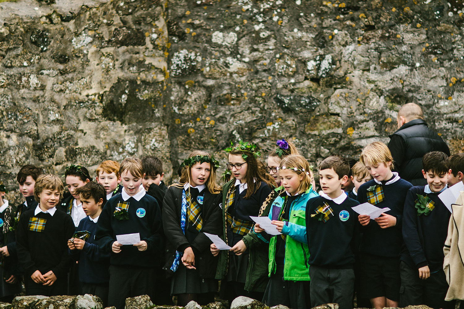 St Ives Feast Day Children Singing 1500