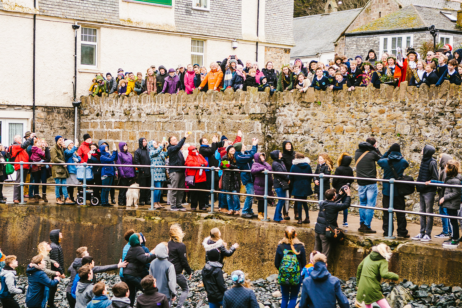 St Ives Feast Day Mayor Throwing Silver Ball 1500