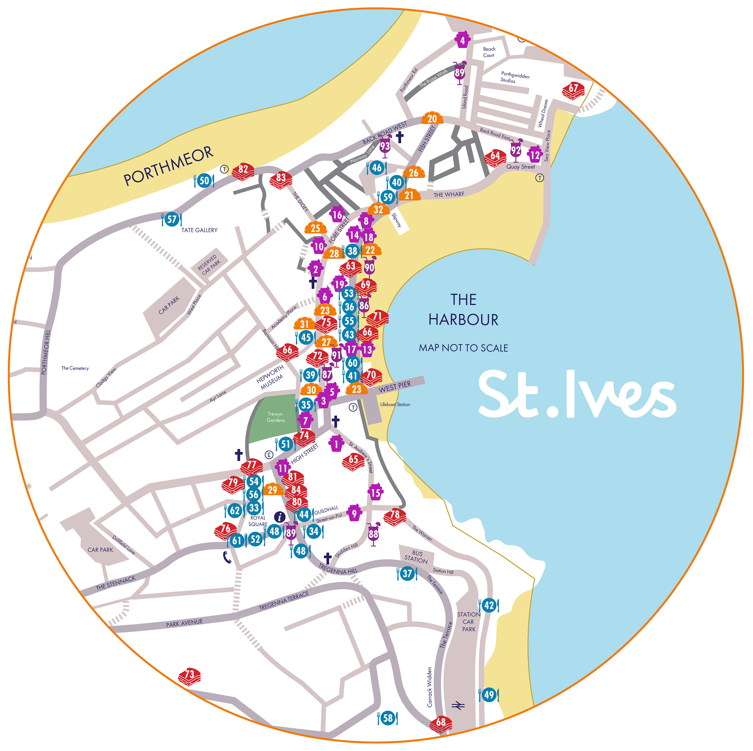Food Trail Map